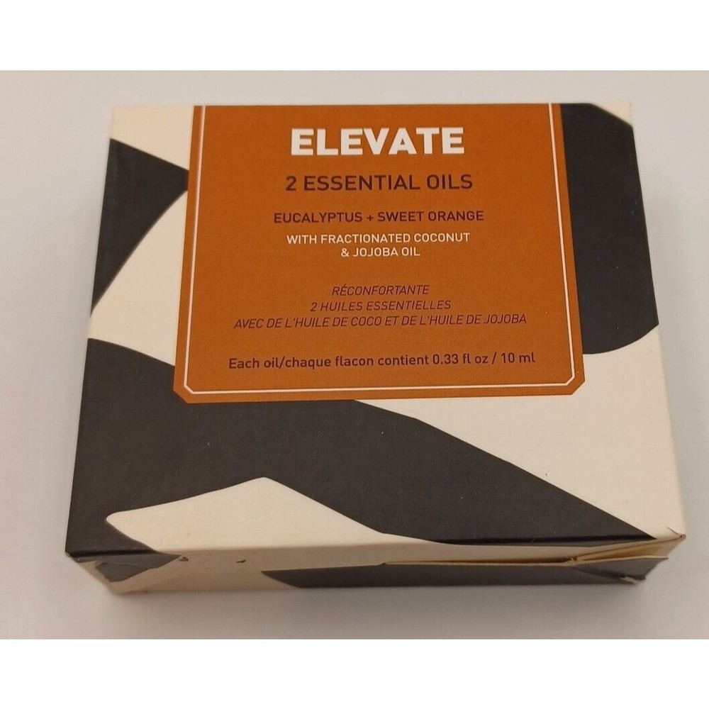 NIB Elevate 2 Essential Oils Eucalyptus & Sweet Orange w/ Coconut & Jojoba